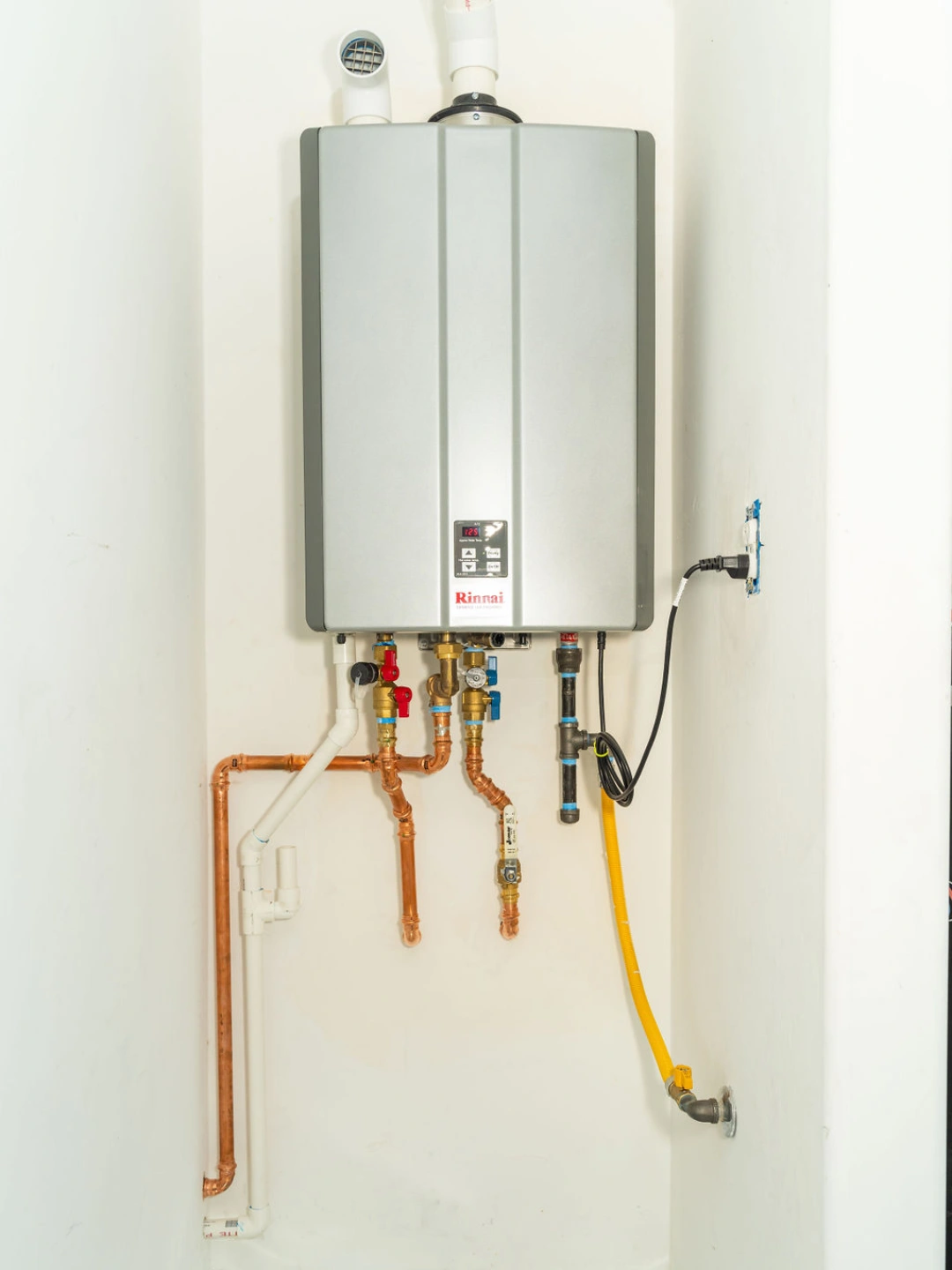 Image of a newly installed Tankless Water Heaters in Tucson