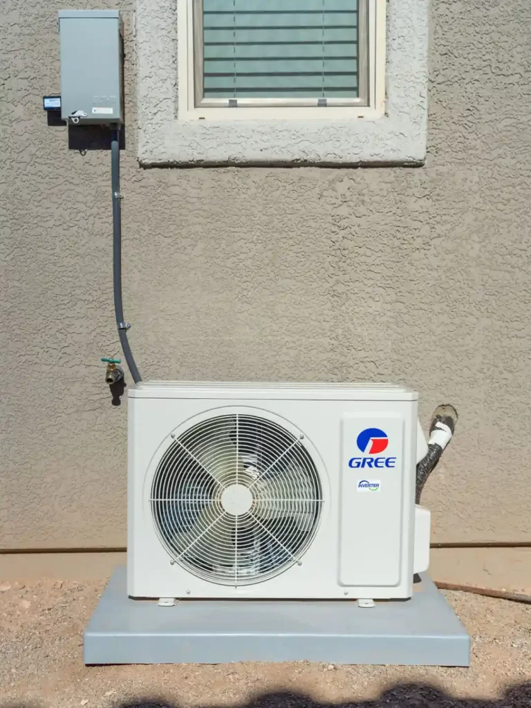 mini split installation in Tucson - image of a mini split outdoor condenser unit