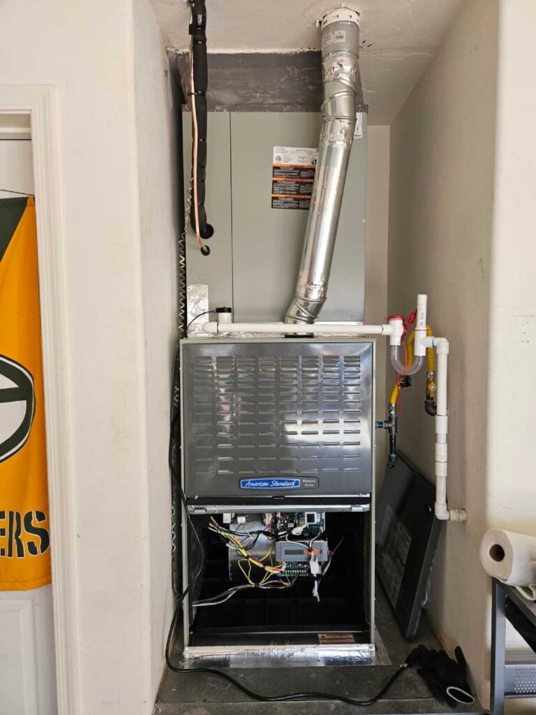 Split AC unit placed in the best spot inside a Tucson home for optimal cooling.