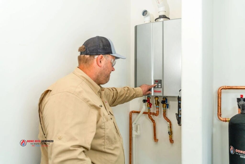 Flushing a Tankless Water Heater - Done Rite Services